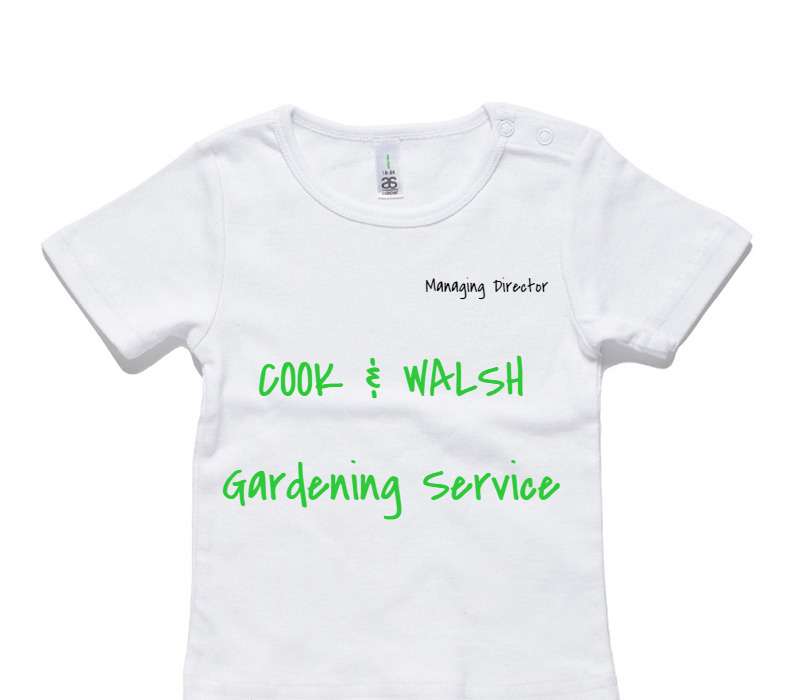 Custom AS Colour White Baby T-Shirt