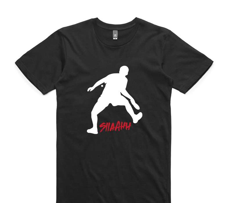 Custom AS Colour 100% Cotton Black T-Shirt