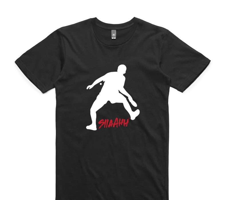 Custom AS Colour 100% Cotton Black T-Shirt