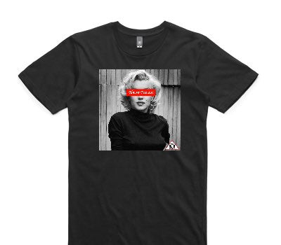 Custom AS Colour 100% Cotton Black T-Shirt
