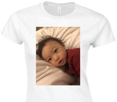 Custom Womens Soft Style 100% Cotton White T-Shirt
