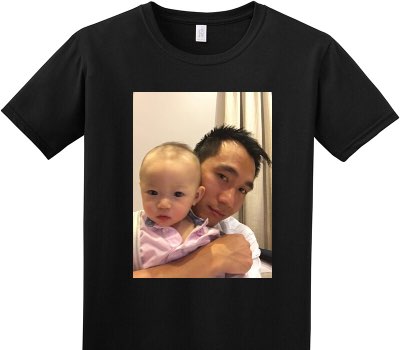 Custom Adult Soft Style 100% Cotton Black T-Shirt