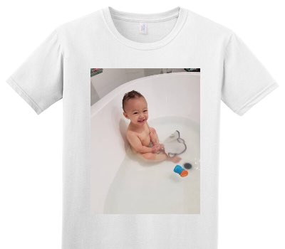 Custom Adult Soft Style 100% Cotton White T-Shirt