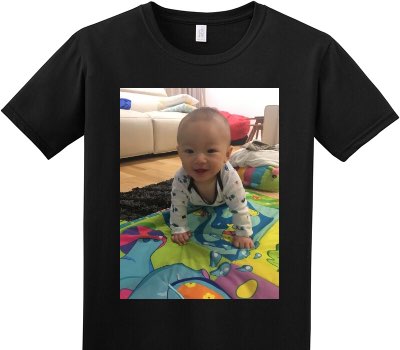 Custom Adult Soft Style 100% Cotton Black T-Shirt
