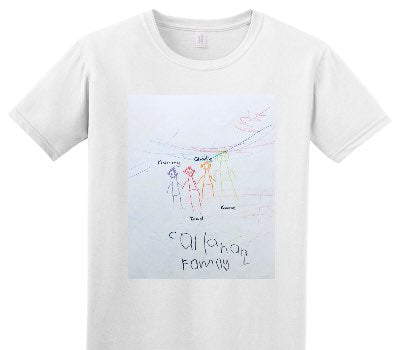 Custom Adult Soft Style 100% Cotton White T-Shirt