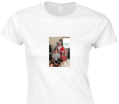 Custom Womens Soft Style 100% Cotton White T-Shirt