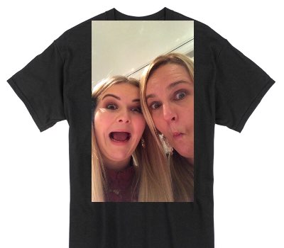 Custom Gildan 100% Cotton Black T-Shirt