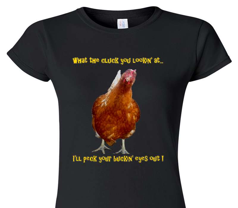 Custom Womens Soft Style 100% Cotton Black T-Shirt