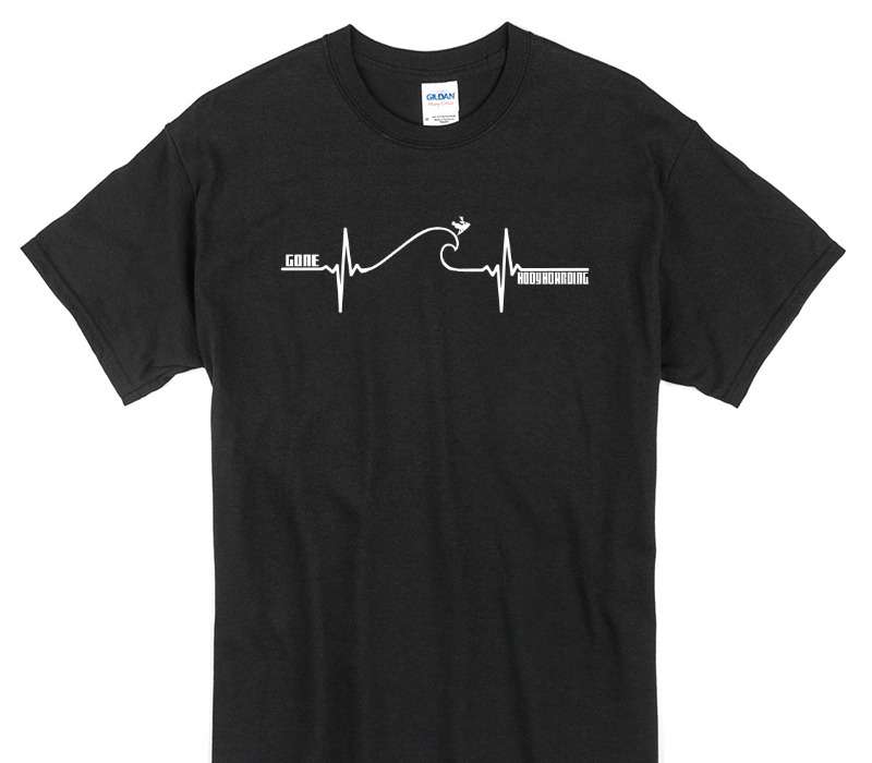 Custom Gildan 100% Cotton Black T-Shirt