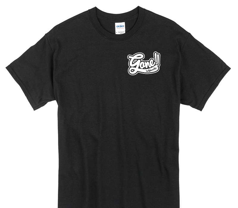 Custom Gildan 100% Cotton Black T-Shirt