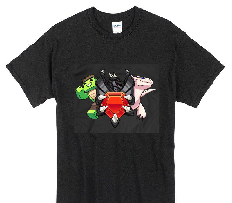 Custom Gildan 100% Cotton Black T-Shirt