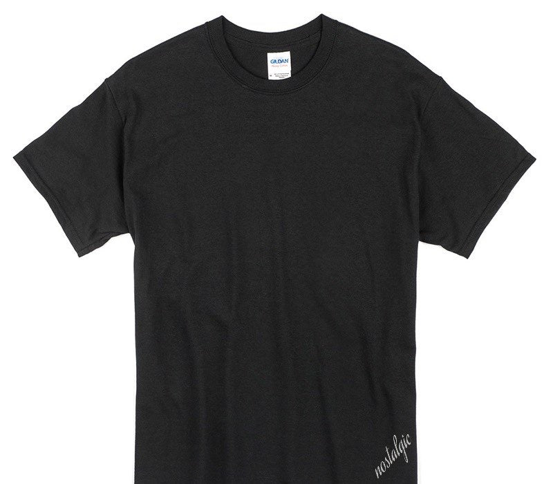 Custom Gildan 100% Cotton Black T-Shirt