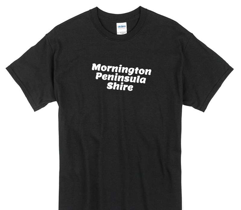 Custom Gildan 100% Cotton Black T-Shirt