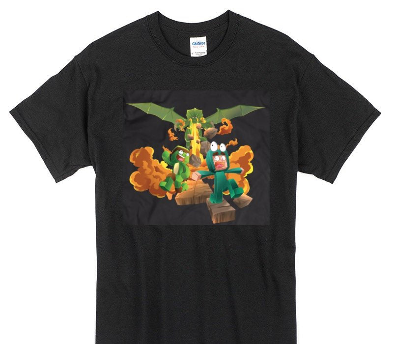 Custom Gildan 100% Cotton Black T-Shirt