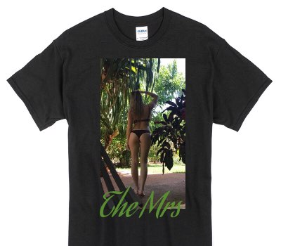 Custom Gildan 100% Cotton Black T-Shirt