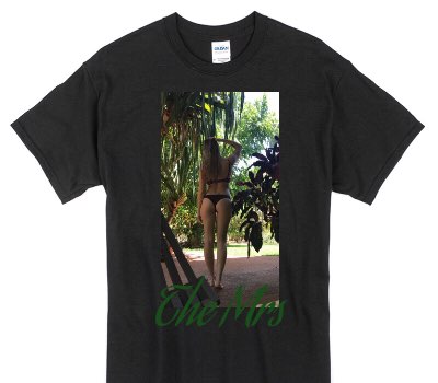 Custom Gildan 100% Cotton Black T-Shirt