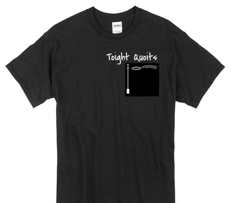 Custom Gildan 100% Cotton Black T-Shirt