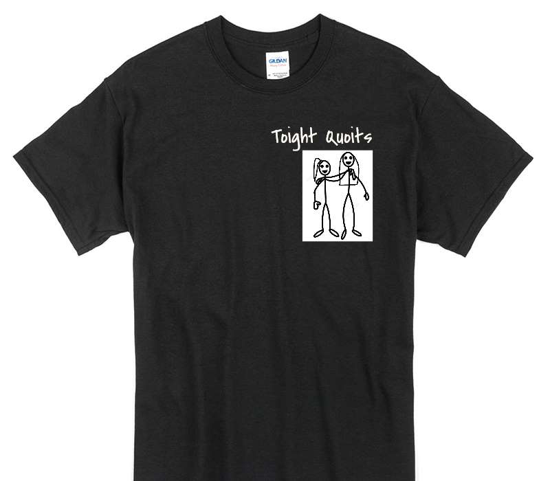 Custom Gildan 100% Cotton Black T-Shirt