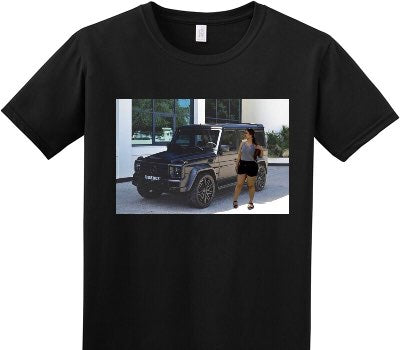 Custom Adult Soft Style 100% Cotton Black T-Shirt