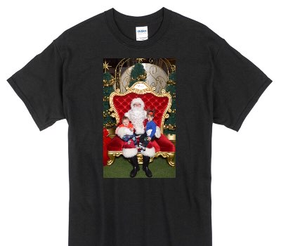 Custom Gildan 100% Cotton Black T-Shirt