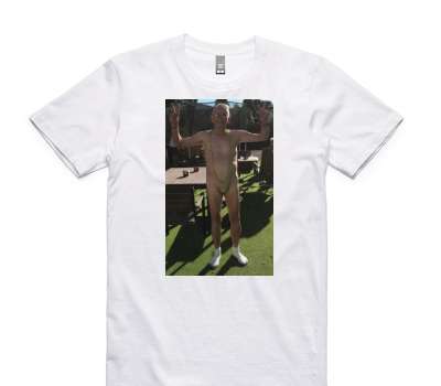 Custom AS Colour 100% Cotton White T-Shirt