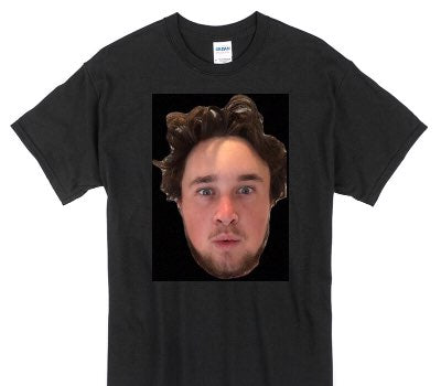 Custom Gildan 100% Cotton Black T-Shirt