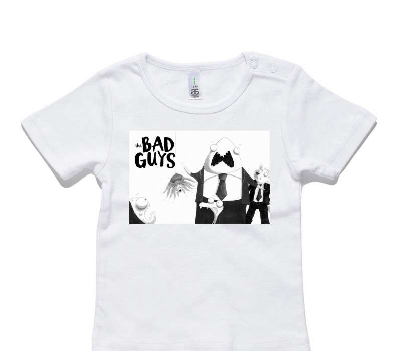 Custom AS Colour White Baby T-Shirt
