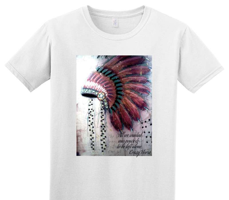 Custom Adult Soft Style 100% Cotton White T-Shirt