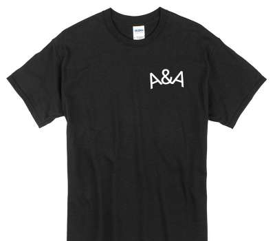 Custom Gildan 100% Cotton Black T-Shirt