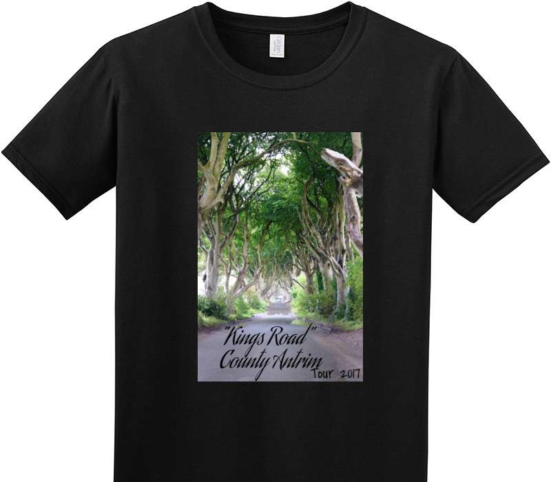 Custom Adult Soft Style 100% Cotton Black T-Shirt