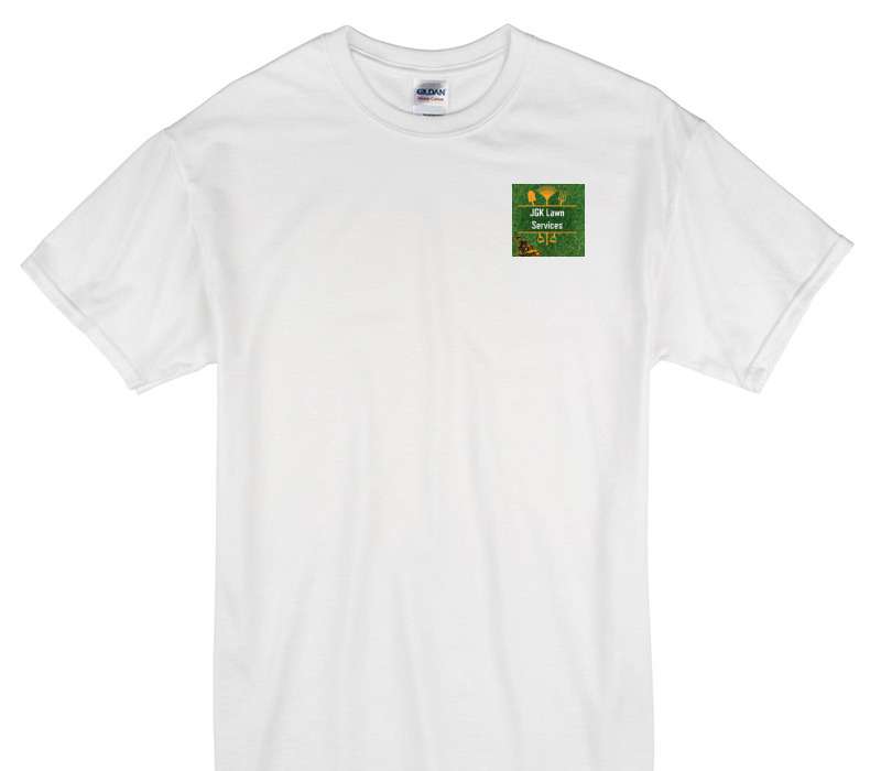 Custom Gildan 100% Cotton White T-Shirt