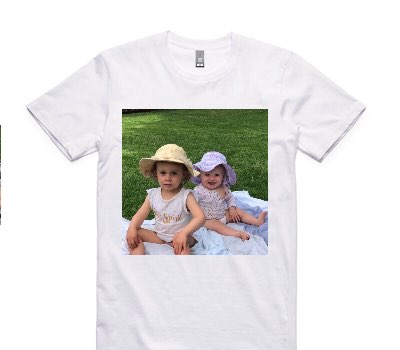 Custom AS Colour 100% Cotton White T-Shirt