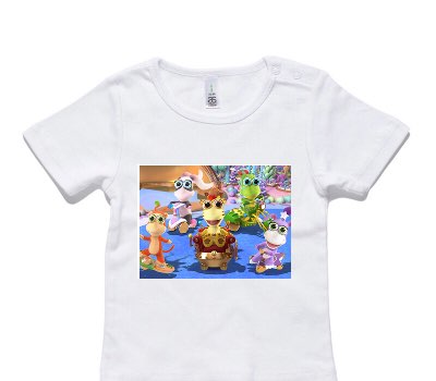Custom AS Colour White Baby T-Shirt