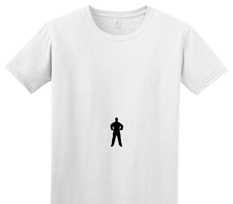 Custom Adult Soft Style 100% Cotton White T-Shirt