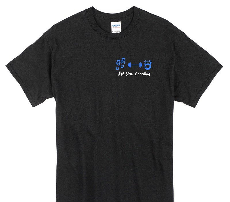 Custom Gildan 100% Cotton Black T-Shirt
