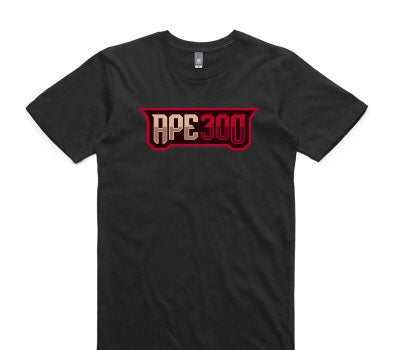 Custom AS Colour 100% Cotton Black T-Shirt