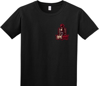 Custom Adult Soft Style 100% Cotton Black T-Shirt