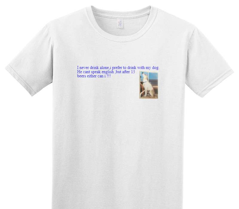 Custom Adult Soft Style 100% Cotton White T-Shirt