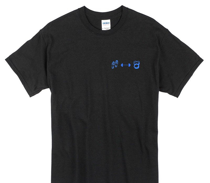 Custom Gildan 100% Cotton Black T-Shirt