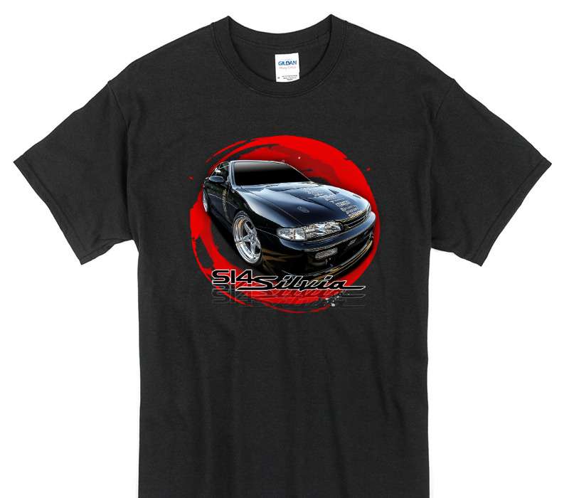 Custom Gildan 100% Cotton Black T-Shirt
