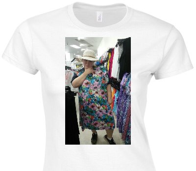 Custom Womens Soft Style 100% Cotton White T-Shirt