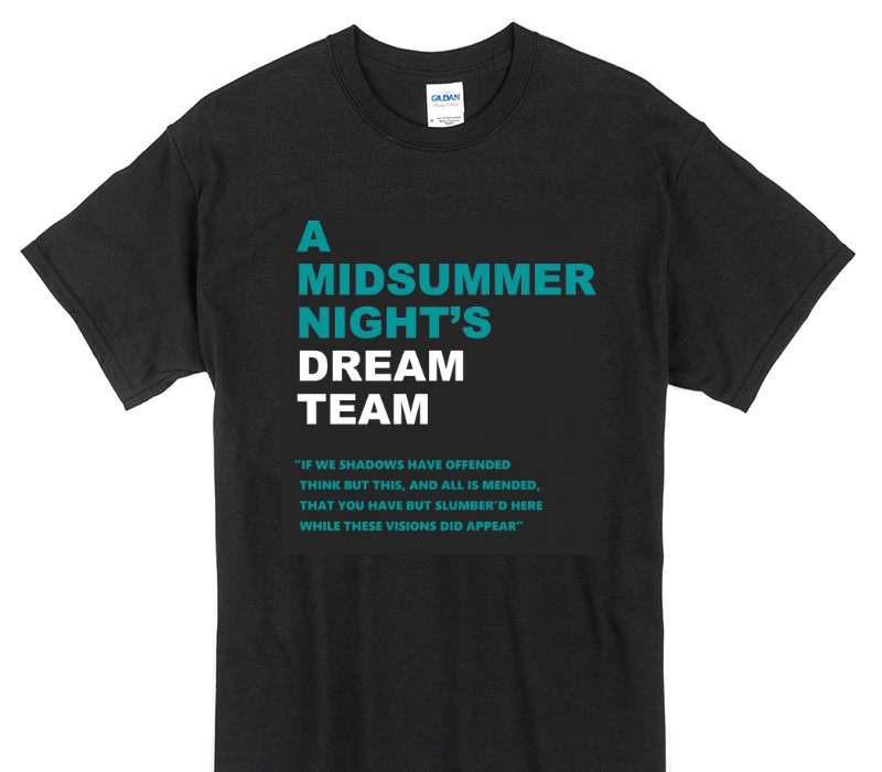 Custom Gildan 100% Cotton Black T-Shirt