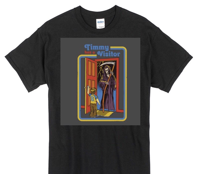 Custom Gildan 100% Cotton Black T-Shirt