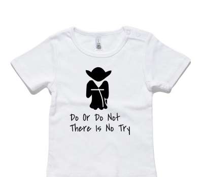Custom AS Colour White Baby T-Shirt