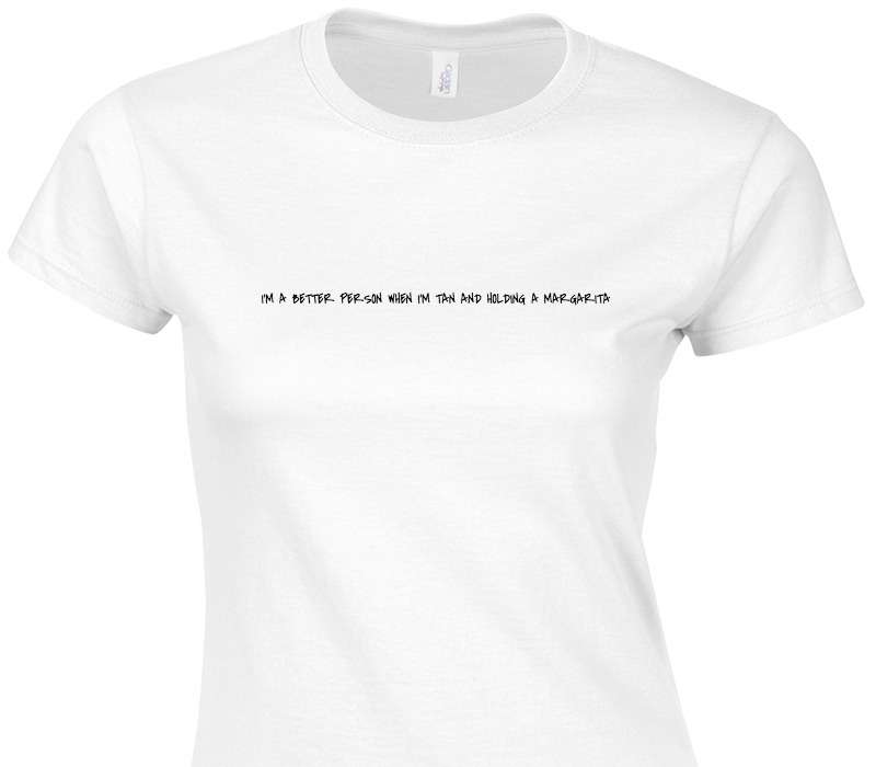 Custom Womens Soft Style 100% Cotton White T-Shirt
