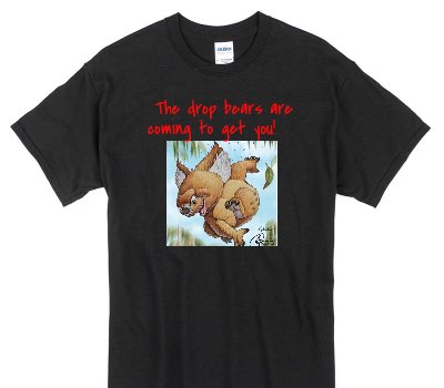 Custom Gildan 100% Cotton Black T-Shirt