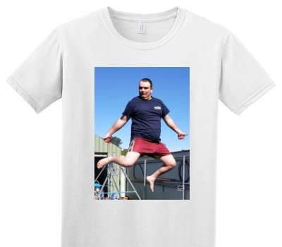 Custom Adult Soft Style 100% Cotton White T-Shirt