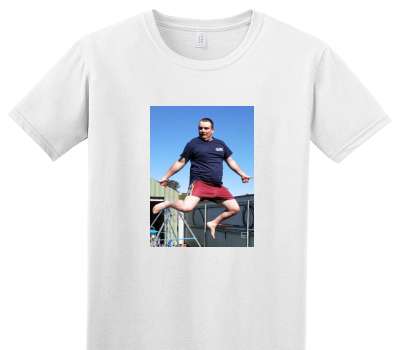 Custom Adult Soft Style 100% Cotton White T-Shirt