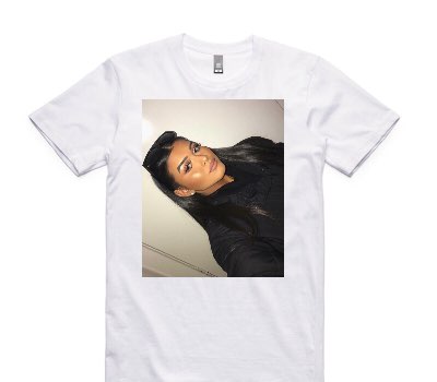 Custom AS Colour 100% Cotton White T-Shirt