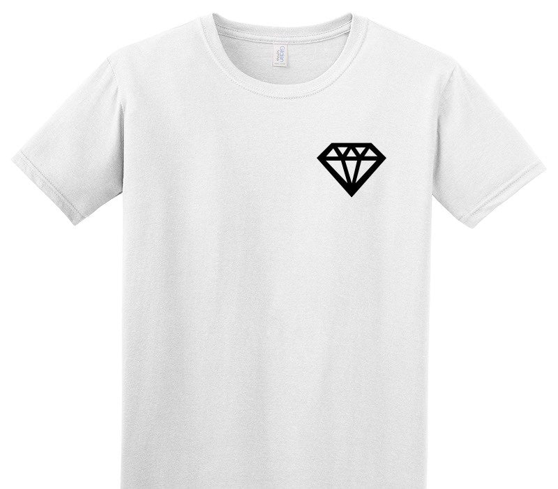 Custom Adult Soft Style 100% Cotton White T-Shirt